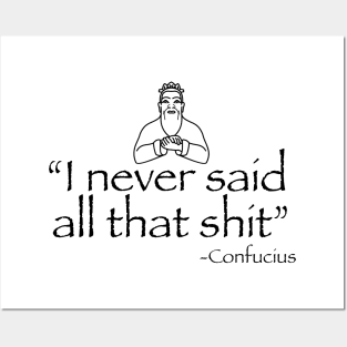 Confucius Posters and Art